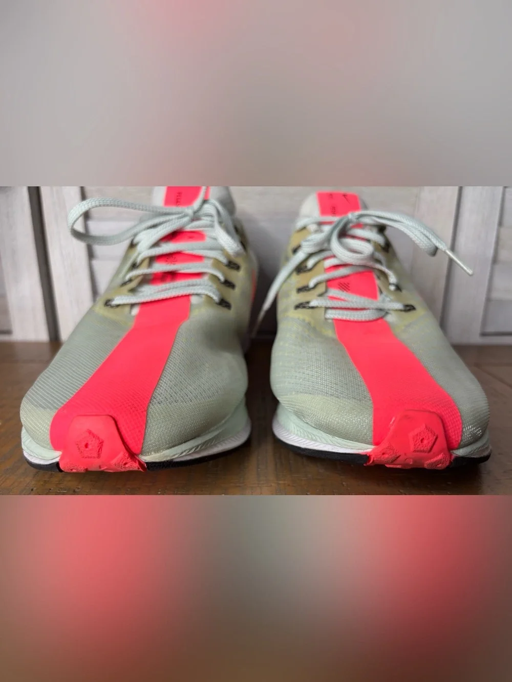 Nike Zoom Pegasus 35 Turbo Barely Grey Hot Punch Running Shoes Men’s Size 11